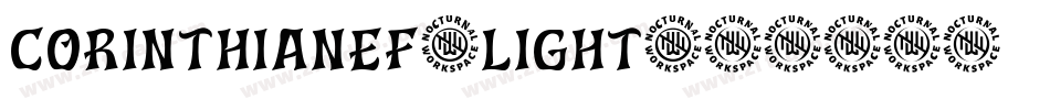 CorinthianEF-Light字体转换