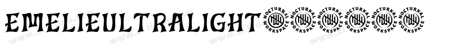 EMELIEULTRALIGHT字体转换