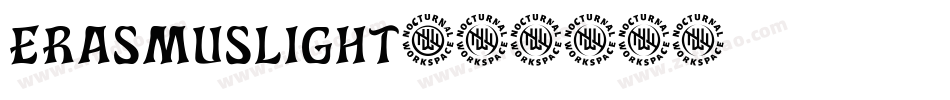 ErasmusLight字体转换