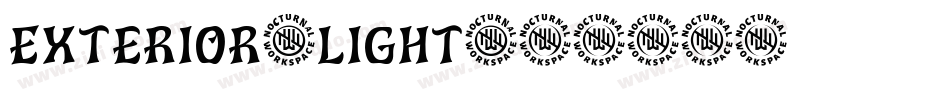 Exterior-Light字体转换