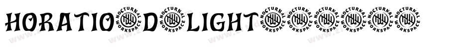 Horatio-D-Light字体转换