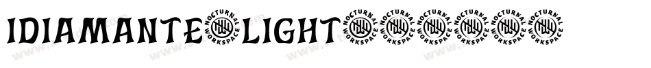 Idiamante-Light字体转换