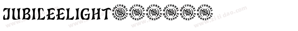 JubileeLight字体转换