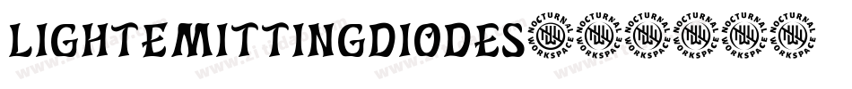 LightEmittingDiodes字体转换