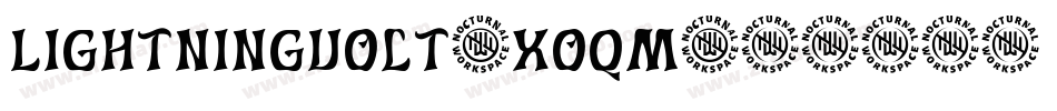 Lightningvolt-xoqm字体转换