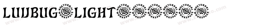 Luvbug-Light字体转换