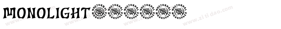 MONOLIGHT字体转换