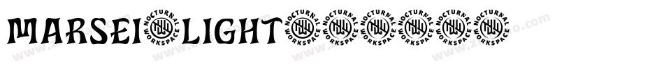 Marsei-Light字体转换