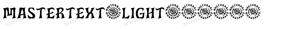 Mastertext-Light字体转换
