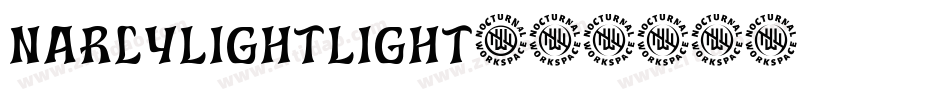 NarlyLightLight字体转换