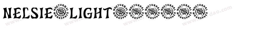 Nelsie-Light字体转换