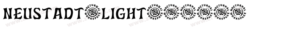 Neustadt-Light字体转换