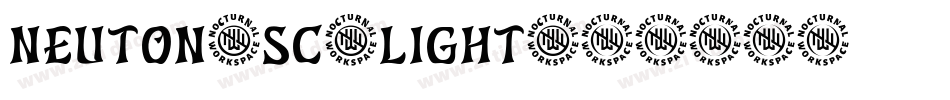 Neuton-SC-Light字体转换