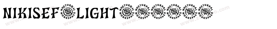 NikisEF-Light字体转换 NikisEF-Light字体转换