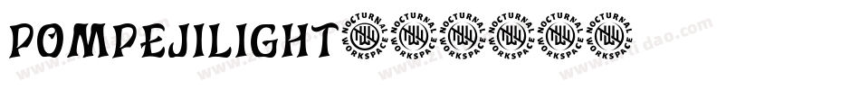 PompejiLight字体转换