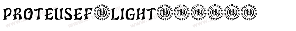 ProteusEF-Light字体转换