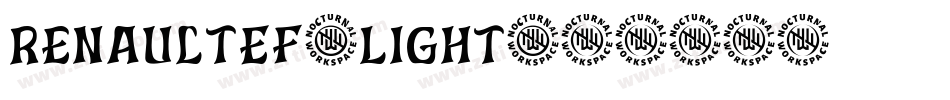 RenaultEF-Light字体转换 RenaultEF-Light字体转换