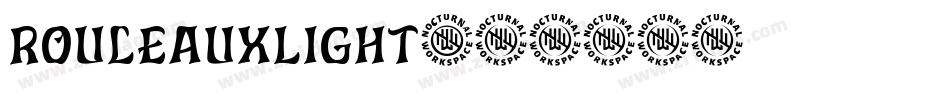 RouleauxLight字体转换