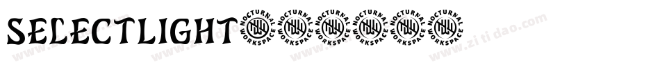 SelectLight字体转换