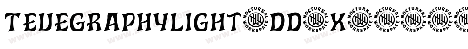 TevegraphyLight-Dd2x字体转换 TevegraphyLight-Dd2x字体转换