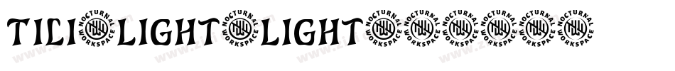 Tili-Light-Light字体转换