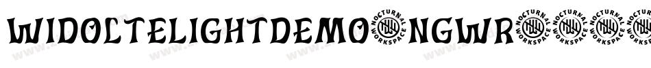 WidolteLightDemo-nGWR字体转换