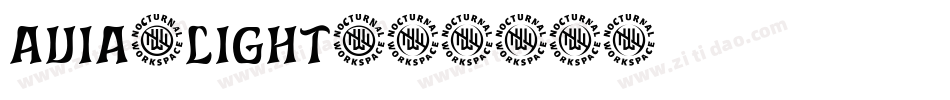 avia-light字体转换