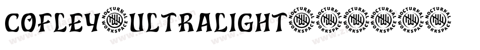 cofley-ultralight字体转换