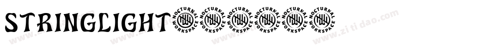 stringlight字体转换