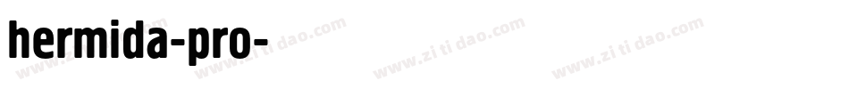 hermida-pro字体转换