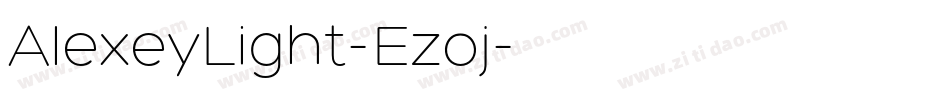 AlexeyLight-Ezoj字体转换