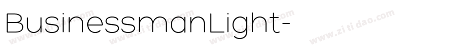 BusinessmanLight字体转换 BusinessmanLight字体转换