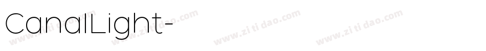 CanalLight字体转换