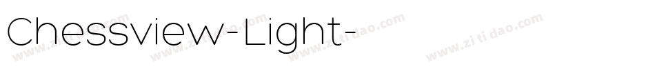 Chessview-Light字体转换