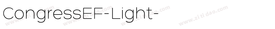 CongressEF-Light字体转换