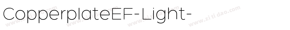 CopperplateEF-Light字体转换