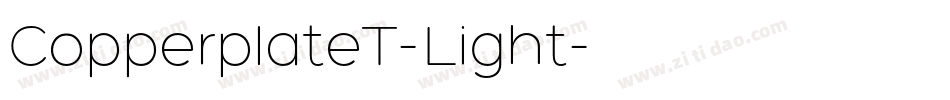 CopperplateT-Light字体转换