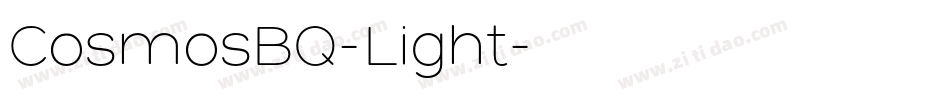 CosmosBQ-Light字体转换