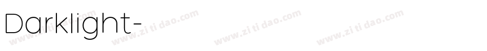 Darklight字体转换