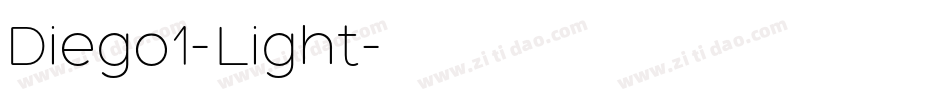 Diego1-Light字体转换