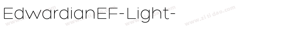 EdwardianEF-Light字体转换