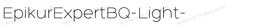EpikurExpertBQ-Light字体转换