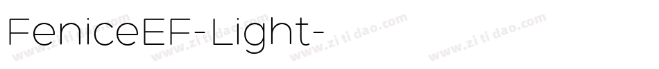 FeniceEF-Light字体转换