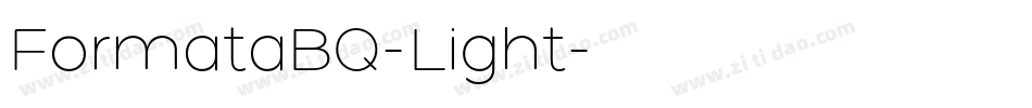 FormataBQ-Light字体转换
