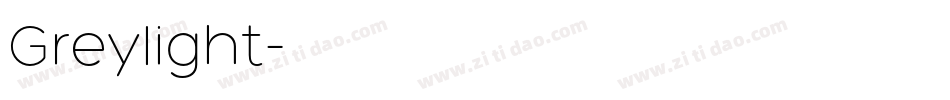 Greylight字体转换