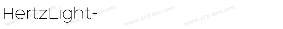 HertzLight字体转换