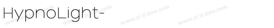HypnoLight字体转换