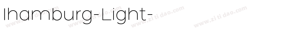 Ihamburg-Light字体转换