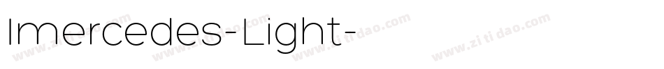 Imercedes-Light字体转换
