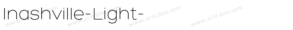 Inashville-Light字体转换
